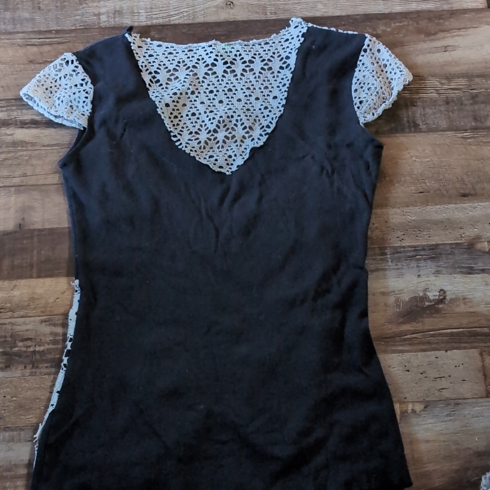 Unique Patchwork Crochet Top - image 3